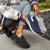 New Large Size 43 Platform Sneakers 2024 Spring Round Toe Thick-soled Woman Shoes Knitted Mesh Casual Flat Ladies Shoes