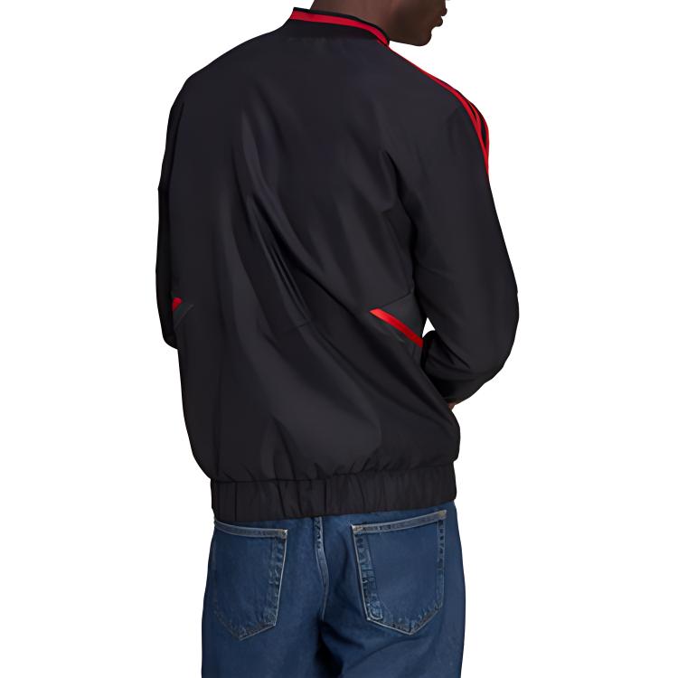 Men's Adidas Manchester United ANTHEM Soccer Jersey Men's Black