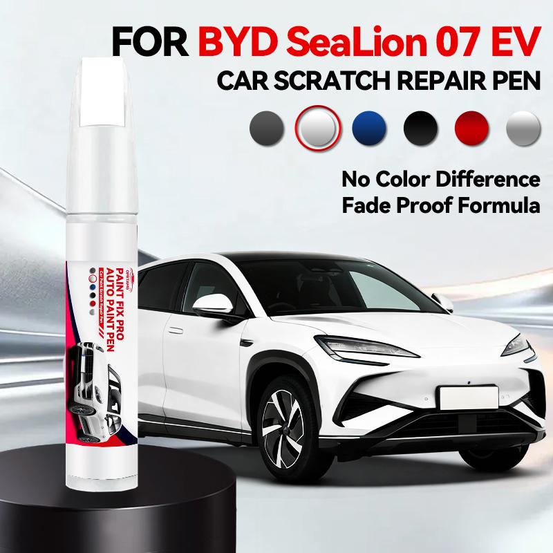 For BYD Sea Lion 07 EV 2023-2025 D49 Paint Repair Pen Touch Up Scratch Remover DIY Auto Accessories Black white Gray Purple