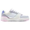 Skechers Детские уличные кроссовки для девочек, ретро-мода, легкие, нескользящие, прочные, низкие, детские кроссовки, белый, серый, розовый, 310230L-WMLT