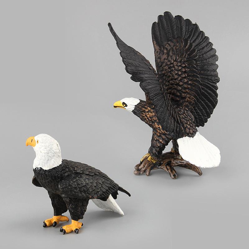 Lifelike Pvc Animal Figurines Including Stunning White Head Eagle And Detailed Owl Designs