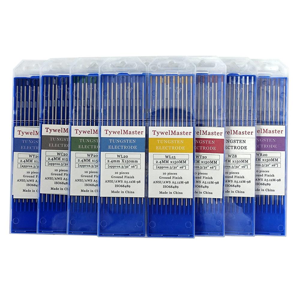 Вольфрамовые электроды Сварочные электроды 1,0 1,6 2,0 2,4 3,0 3,2 мм WT20 WC20 WL20 WL15