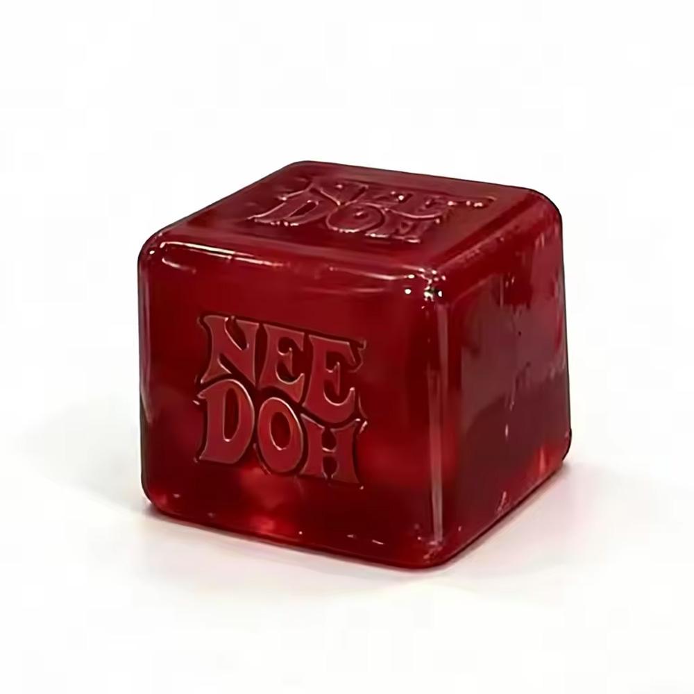 Schylling NeeDoh Nice Cube Сенсорная игрушка-сквиш с супер-плотной текстурой для снятия стресса и тревоги Сенсорный инструмент Игрушки-антистресс