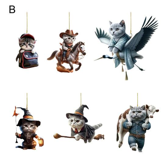 6 шт. В этот комплект входят 6 подвесок в виде котят разной формы, которые очень милы и могут быть заменены по желанию.. Маленький, легкий, он не добавит лишнего веса.