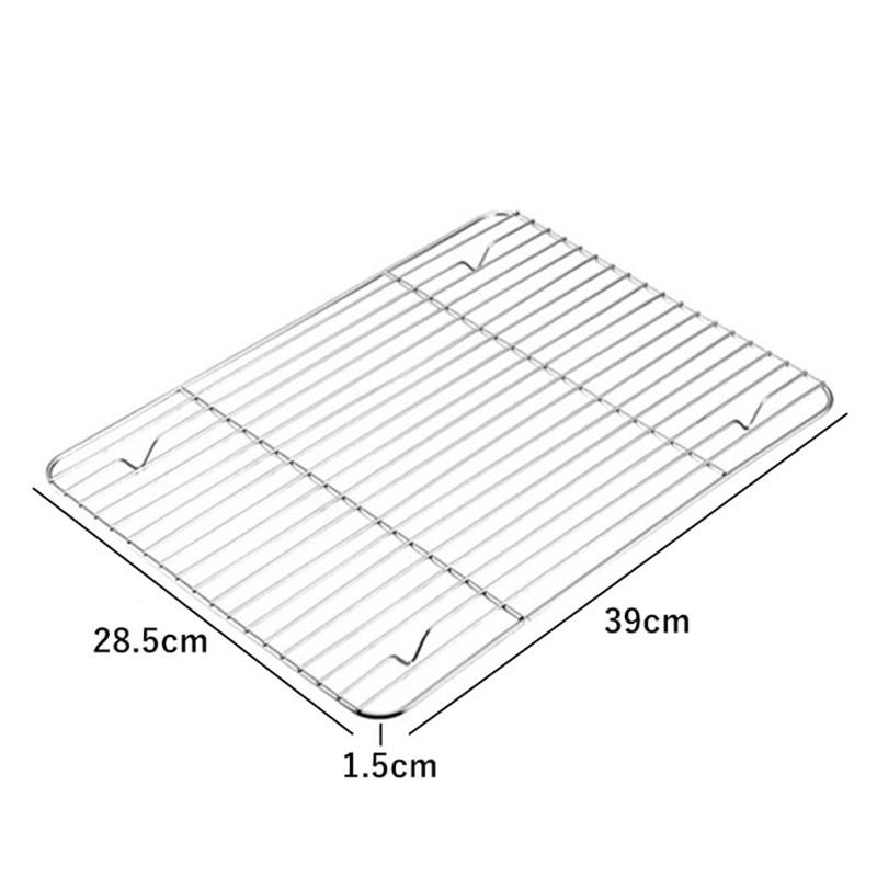 1 шт. нержавеющая сталь проволока печенье хлеб торт охлаждение стойка антипригарная выпечка пицца барбекю противень полка кухонные принадлежности для выпечки