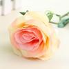 Home Decor Artificial Fake Roses Flannel Flower Bridal Bouquet Wedding Party