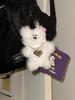 mosxe [Hand made] Fluffy bear key ring (5color)