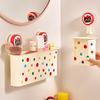 High-end Cosmetic Storage Box Large-capacity Bathroom and Toilet Wall-mounted Non-perforated Suction Cup Shelf