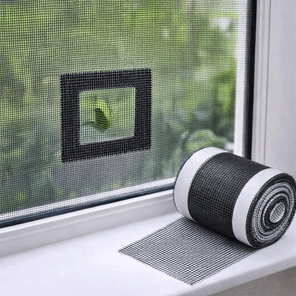 Insect Proof Repair Patch Stickers Self-Adhesive Anti-mosquito Mesh Self-Adhesive Tape  for Kitchen