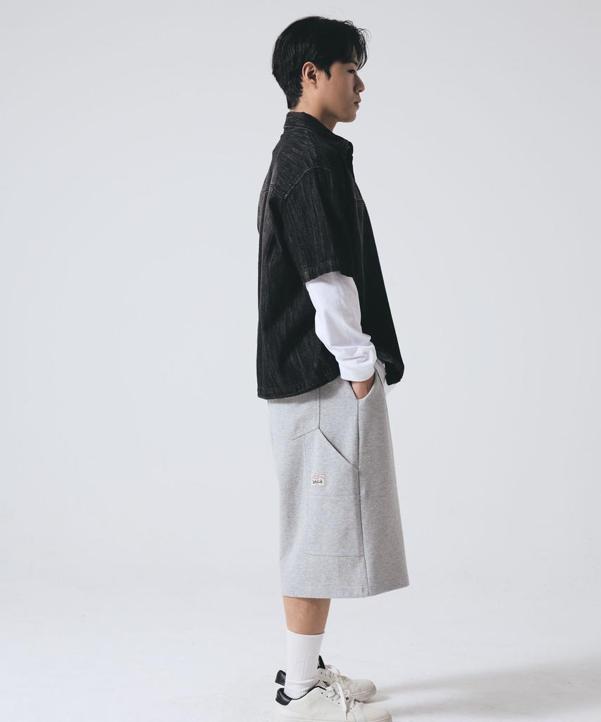 PENDULUM Essentials 3/4 Carpenter Sweat Bermuda Pants (Lr2Pu418)