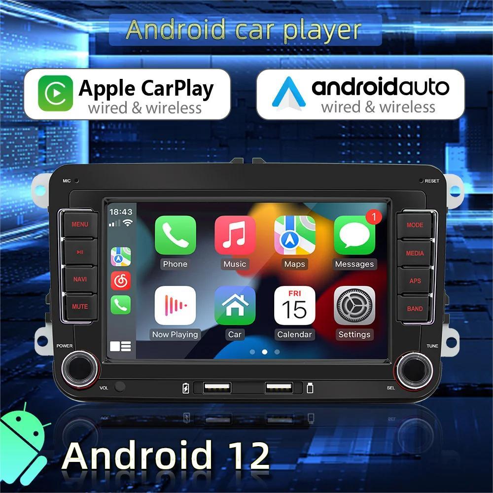 2Din автомобильное радио Android для Volkswagen Golf 5 6 Polo Passat B6 B7 CC Skoda Jetta Универсальный мультимедиа Carplay Wifi GPS навигация