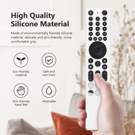 Силиконовый чехол для пульта дистанционного управления Защитный чехол Ударопрочный Водонепроницаемый Корпус пульта дистанционного управления со шнурком для TCL RC833A