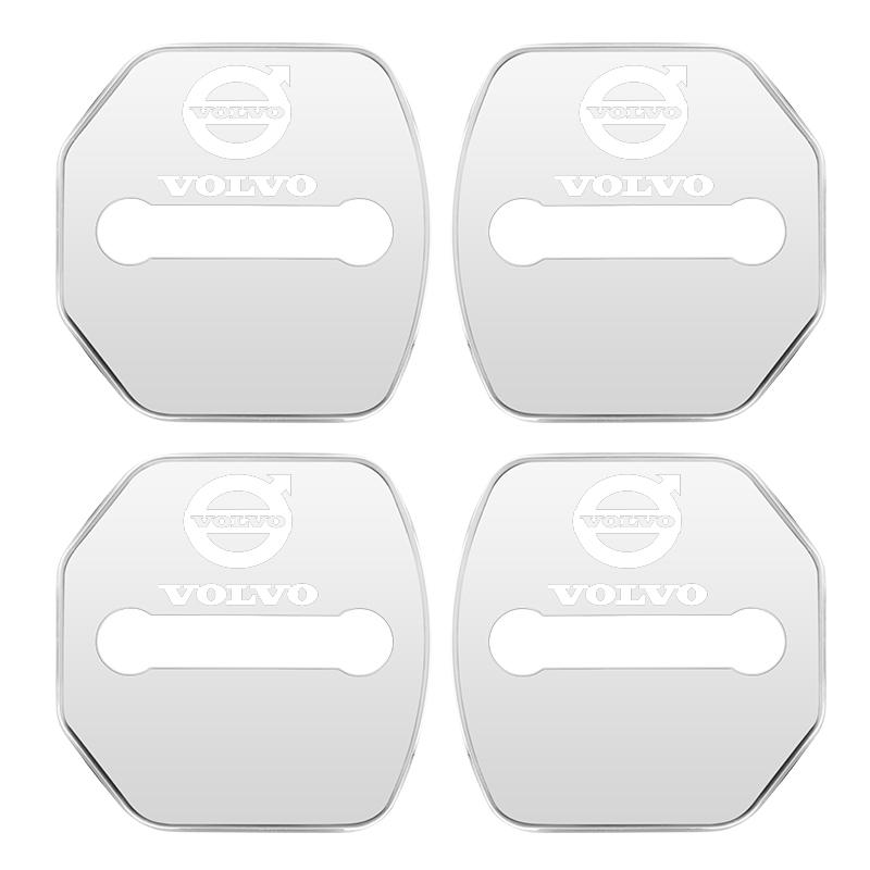 4x Накладки на замки дверей автомобиля Для Volvo XC60 XC90 S60 V50 V60 V70 V90 S90 Аксессуары Стайлинг Замок Защитная крышка Корпус