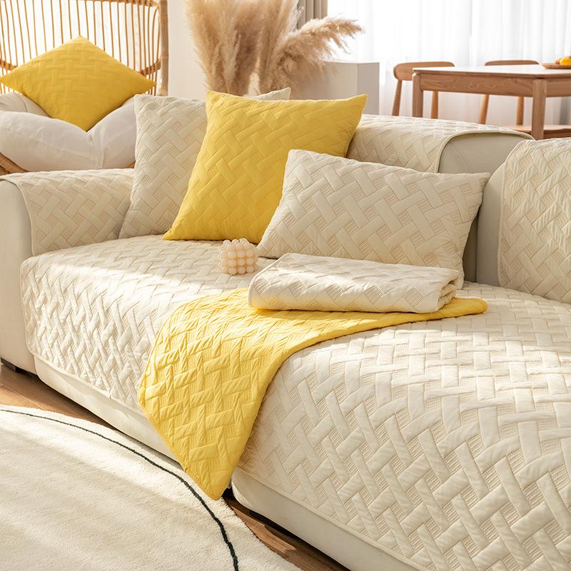 Sofa Cushion Four Seasons Universal Simple Modern Non-Slip Summer Sofa Cover Seat Cushions Backrest Towel Cover Cloth Universal Cover
