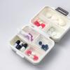 Item Storage 3 Colors Useful Food Grade Portable 7 Grids Pill Storage Box Organizer Pill Container