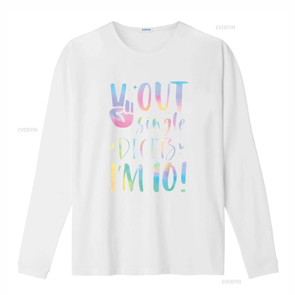 Peace Out Single Digits I m 10 Year Old 10th Birthday Girl T Shirt vintage Washed Slightly fashion Comfortable Stylish graphic