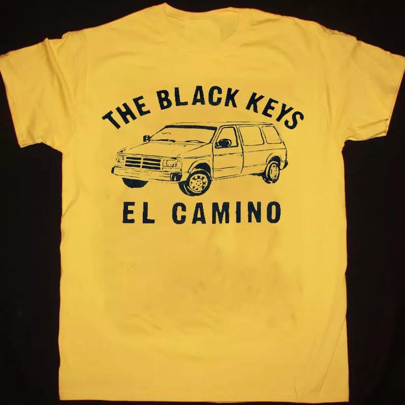 The Black Keys T-Shirt El Camino Yellow All Size Tee Shirt Unisex T-Shirt