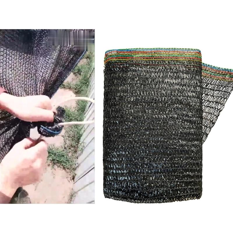 Дышащая солнцезащитная садовая сетка для овощей, цветов, теплицы, приподнятых грядок, черное уличное укрытие для растений