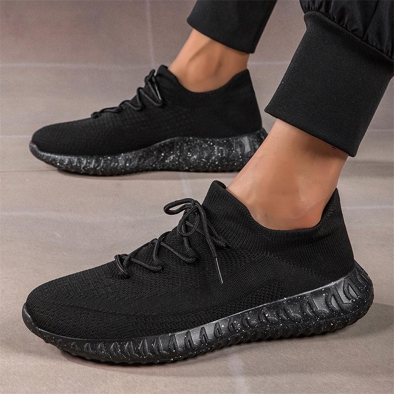 TUINANLE Мужские кроссовки, дышащие кроссовки на платформе, мужские легкие кроссовки на шнуровке, вулканизированная обувь