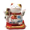 Waving Maneki Neko Solar Charging Car Cat Doll, No. 2 Lucky Cat, 1 piece,Korean Car Acc