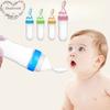 Baby Silicone Squeezing Spoon Feeder Bottle Baby Silicone Feeding Spoon Baby Feeder