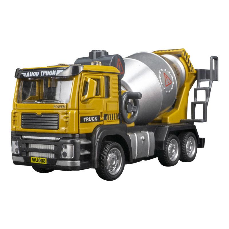 Car Cube 6201A Модель бетоносмесителя со звуком и светом, игрушка с инерционным механизмом.