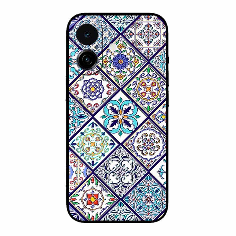 3D Тисненый Чехол Для iphone 17 2025 Чехол Для Телефона Coque Цветы Черный Силикон Мягкая Задняя Крышка Для iphone 17 5G Чехол 6.3" Funda Оболочка