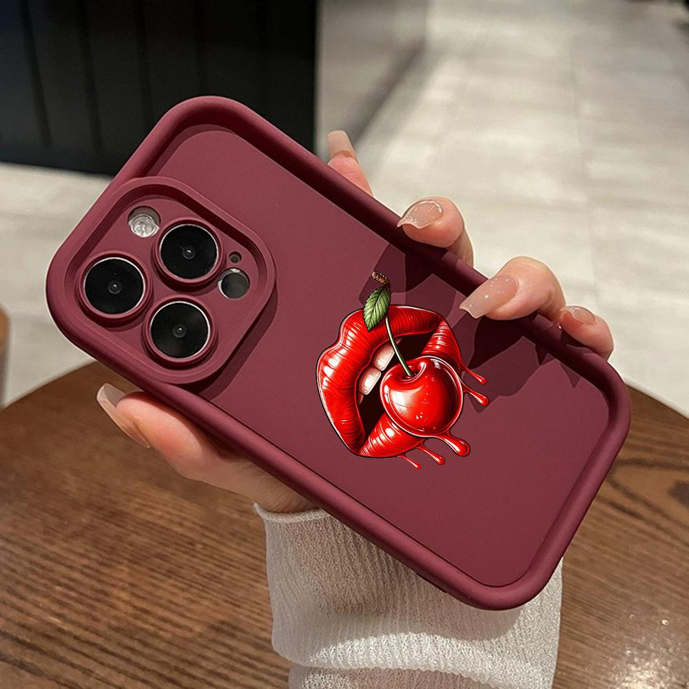 LZ18 Lips kiss силиконовый чехол для телефона Xiaomi 11 Lite 5G 14T Redmi 14C 13C A3 Note 12 11 9 10 13 Pro Plus противоударный задний чехол