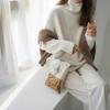 Women's Thick Knit High-Collar Loose Pullover Sweater - Versatile Autumn/Winter Style