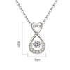 Sace Gems Copper Alloy Zircon Women Pendant Necklace Fashion Gift