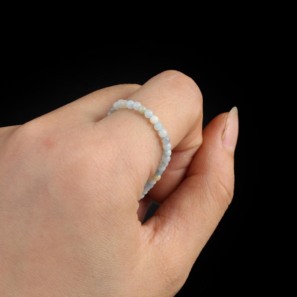 Граненые бусины 2 мм из натурального камня амазонита, круглые изолирующие бусины для изготовления ювелирных изделий, ожерелье, браслет, серьги, аксессуар