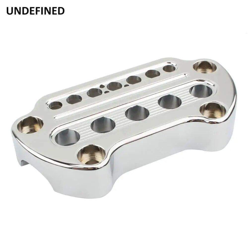 Индикатор мотоцикла, верхний зажим на руле, черный для Harley Sportster XL1200 883 Dyna Fat Bob Wide Super Glide Low Rider FXD