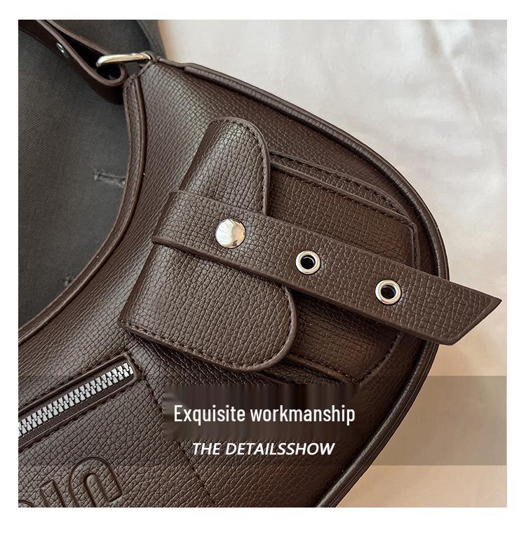 2025 Осень/Зима Модная Женская Универсальная Модная Сумка на Плечо Большой Вместимости