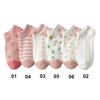 Fashion Boat Socks Shallow Mouth Cute Strawberry Ankle Socks Short Tube Socks Sweet