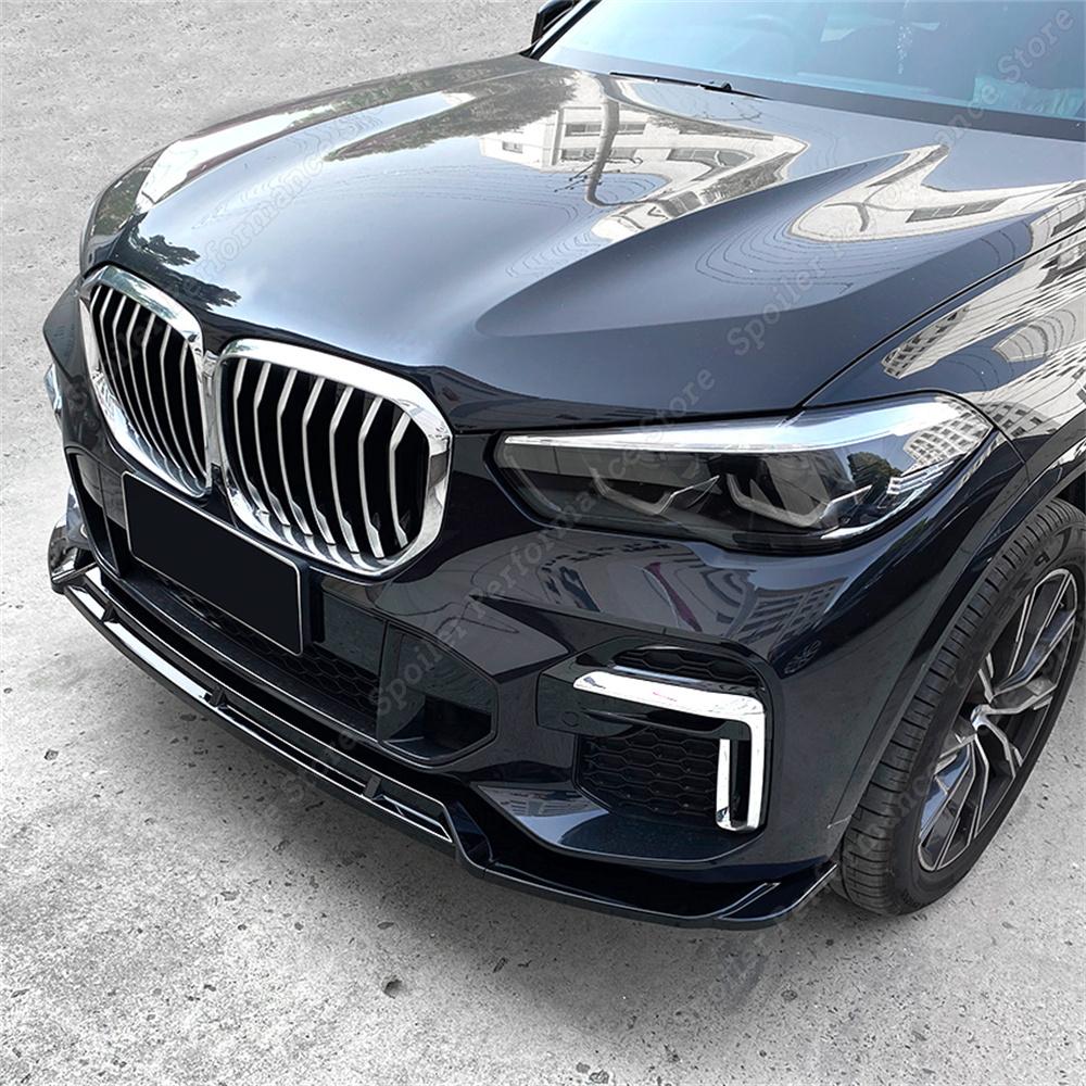 Для BMW X5 G05 Передний бампер Губа Спойлер Разделитель Диффузор Защита Комплект обвеса Крышка M50 xDrive 40i 35i 30d 2018-2022 M-Пакет Тюнинг