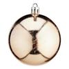 Boule De Noël - Ø 7 Cm - Plastique - Champagne - Décoration Festive