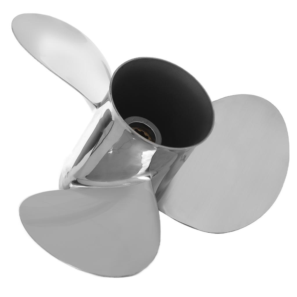 Marine Outboard Propeller 3 Blades 9 7 8in Diameter RH Rotation Replacement for YAMAHA Engines 20‑30HP