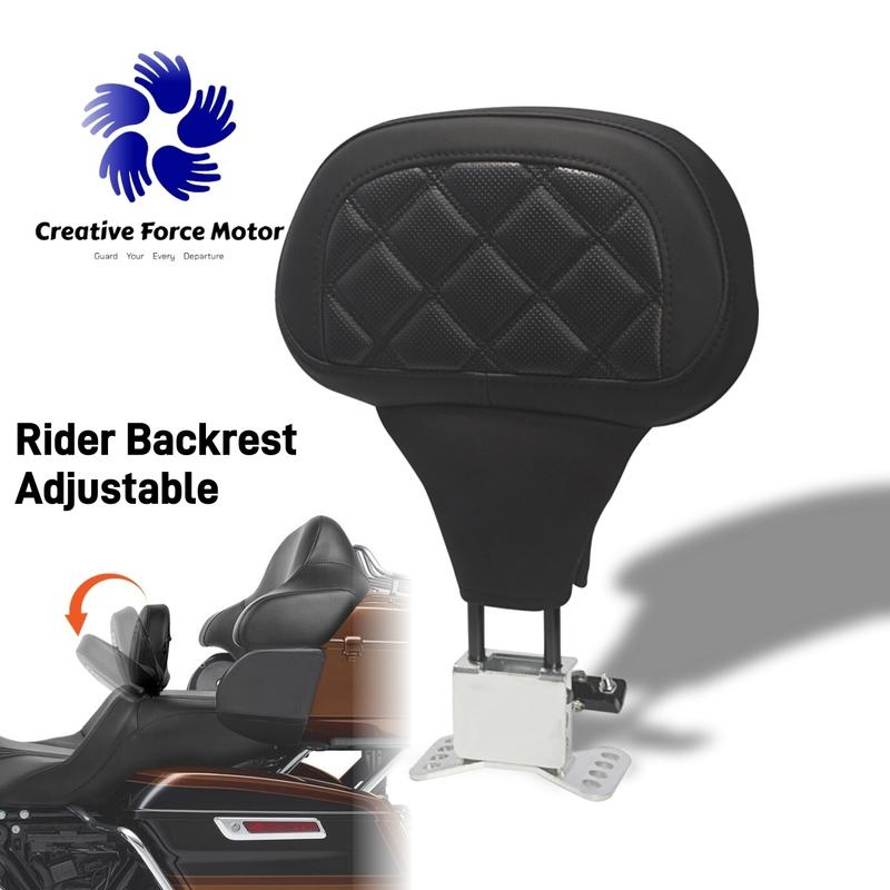 Мотоциклы Переднее Сиденье Водителя Подушка Спинки Регулируемая Для Harley Davidson Touring Road King Street Electra Glide 2009-2025