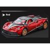 1/32 Суперкар Pagani Huayra BC Металлический литой модель автомобиля Библиотека Статические Звуковые и Световые Украшения Подарок на День рождения для Парня
