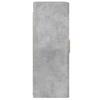 Wall Cabinets 2 pcs Concrete Grey Particleboard