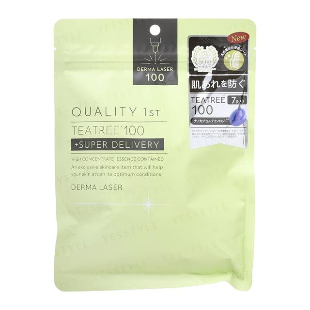 Quality First Маска-салфетка Derma Laser Super Teatree, 100 шт.