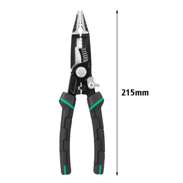 9-in-1 Wire Stripping Pliers Household Wire Pliers Broken Wire Peeling Pliers Professional Labor-saving Pliers Electrician Pliers