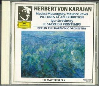 CD ГЕРБЕРТ ФОН КАРАЯН - Мусоргский: Картинки на выставке F26G29027 POLYDOR Япония Классика Б/У