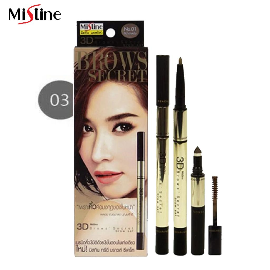 Mistine Ручка для бровей 3D Brows' Secret brow - тайская косметика
