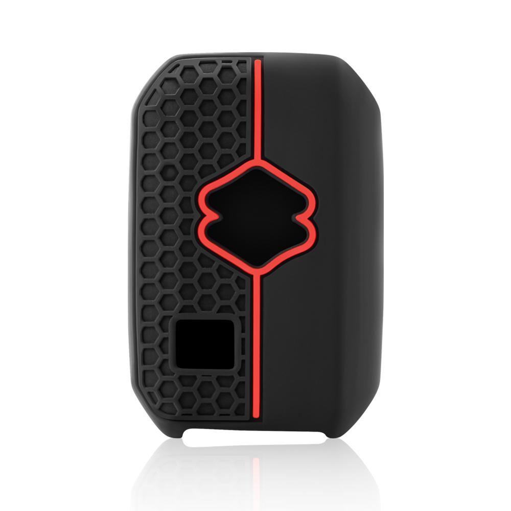 Silicone Key Case Cover For Suzuki Swift 2017 2018 Keyless Fob Shell Skin Keyring Key Chain Holder Protector