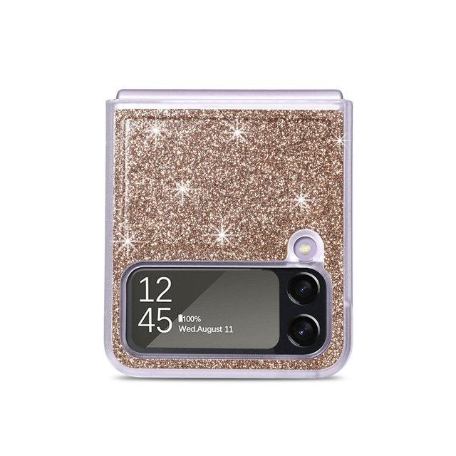 Складной блестящий чехол с защитой от пота для Samsung Galaxy Z Flip4 Flip 4 5g Flip3 Flip 3, чехлы без отпечатков пальцев Funda Zflip4