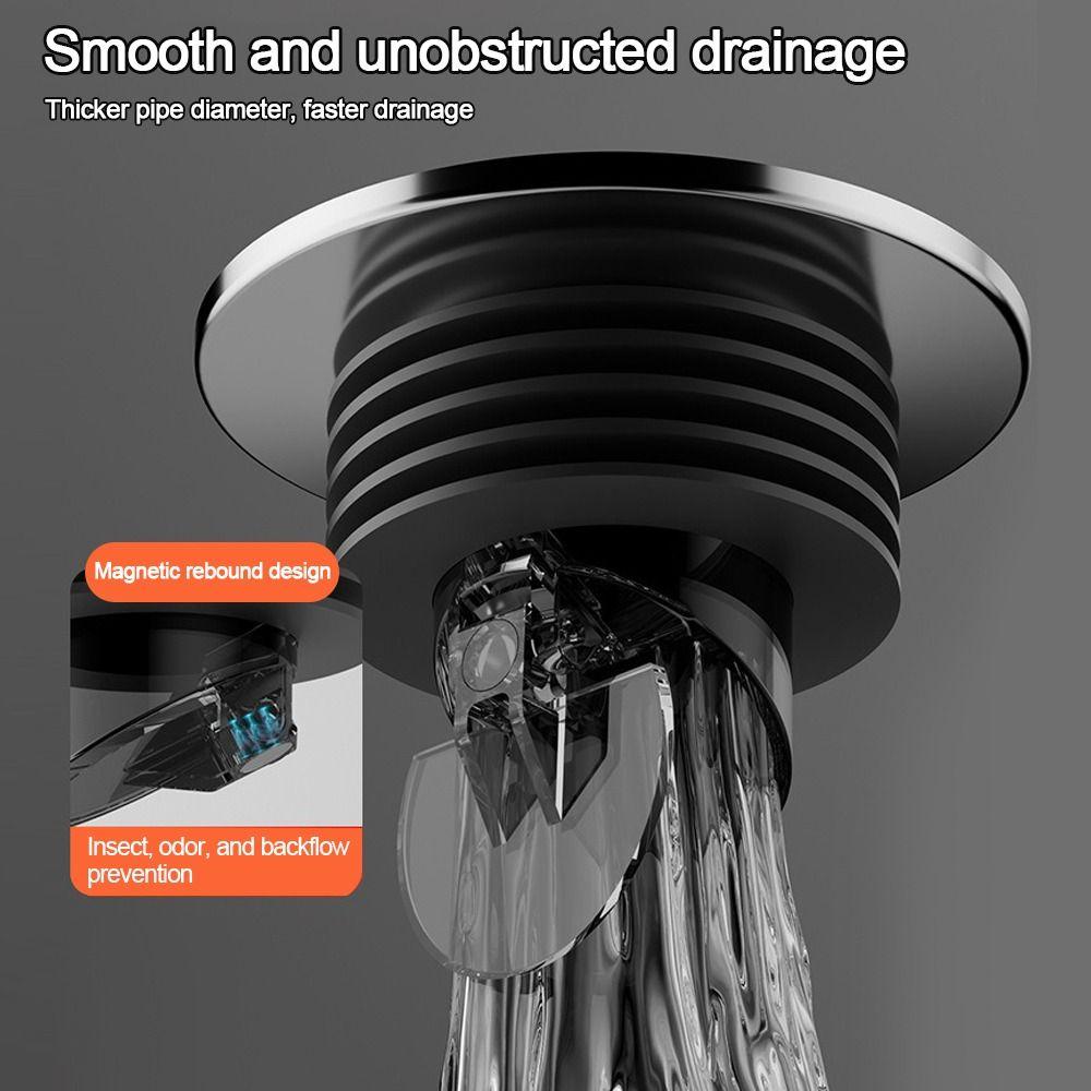 Anti Odor Sink Strainer Insect Prevention Sewer Drain Filter Plug Kitchen Bathroom Accessories