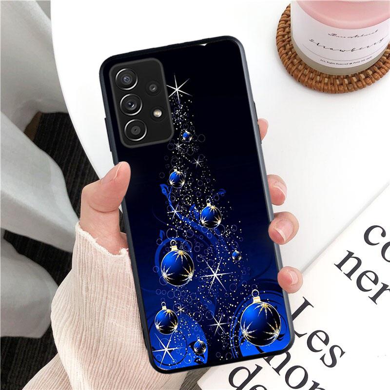 Merry Christmas Tree New Year Phone Case for Samsung Galaxy A35 A55 A54 A15 A25 A05s A05 A22 A24 A52 A33 A34 M34 M14 M54 M23