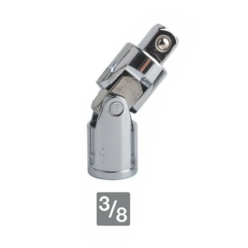 Набор шарнирных головок 1/4", 3/8", 1/2" с функцией надежной фиксации для совместимости с трещоткой и удлинителем