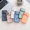 Новый чехол для iPhone 2026 года для 16 15 14 Pro Max, Роскошный матовый магнитный чехол с защитой объектива камеры, Защита от царапин, Чехол для телефона с поддержкой беспроводной зарядки